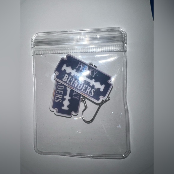 $2 PEAKY BLINDERS ACRYLIC EARRINGS STAINLESS STEEL HOOKS. $2 WITH ANY $10 ORDER - Picture 9 of 16
